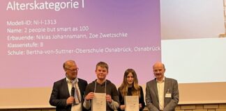 Ein Team der Bertha-von-Suttner-Oberschule belegte den 4. Platz. / Foto: Bertha-von-Suttner-Oberschule