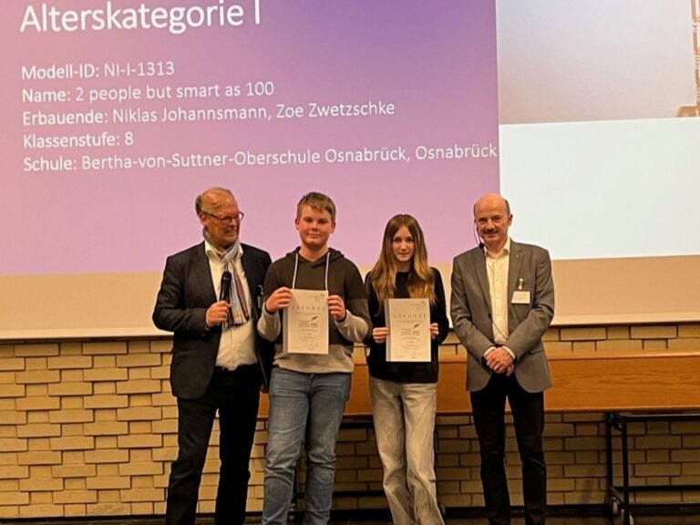 Ein Team der Bertha-von-Suttner-Oberschule belegte den 4. Platz. / Foto: Bertha-von-Suttner-Oberschule