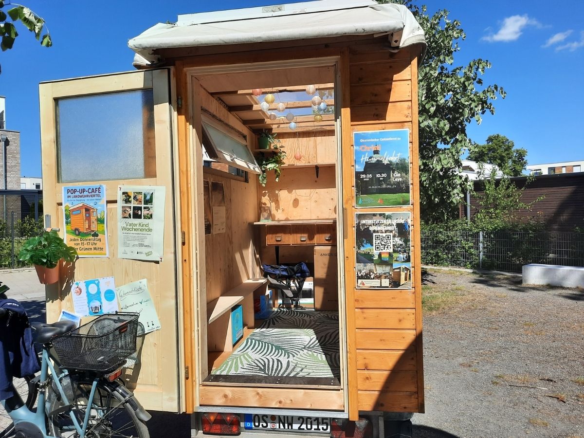 Das neue Mobile Café im Landwehrviertel. / Foto: Marieke Timmermann