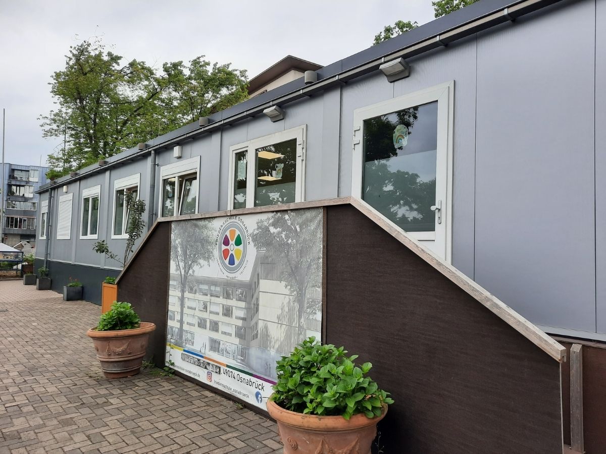 Die Friedensschule in der Hakenstraße. / Foto: Marieke Timmermann