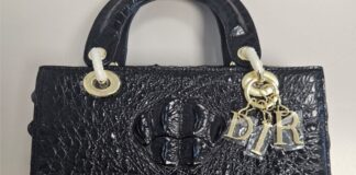 Zoll beschlagnahmt Handtasche aus Krokodilsleder. / Foto: Hauptzollamt Osnabrück