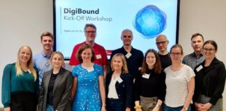 Teilnehmende des Kick-Off-Meetings für das Projekt "DigiBound". / Foto: Lena Schmeiduch