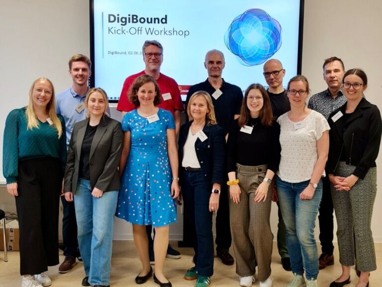 Teilnehmende des Kick-Off-Meetings für das Projekt "DigiBound". / Foto: Lena Schmeiduch