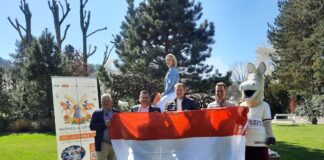 Freuen sich auf "Horses and Dreams": Francois Kasselmann, Ullrich Kasselmann, Patrick Stühlmeyer, Matthes Röckener (v.l.n.r.) und Isabel Freese (oben)