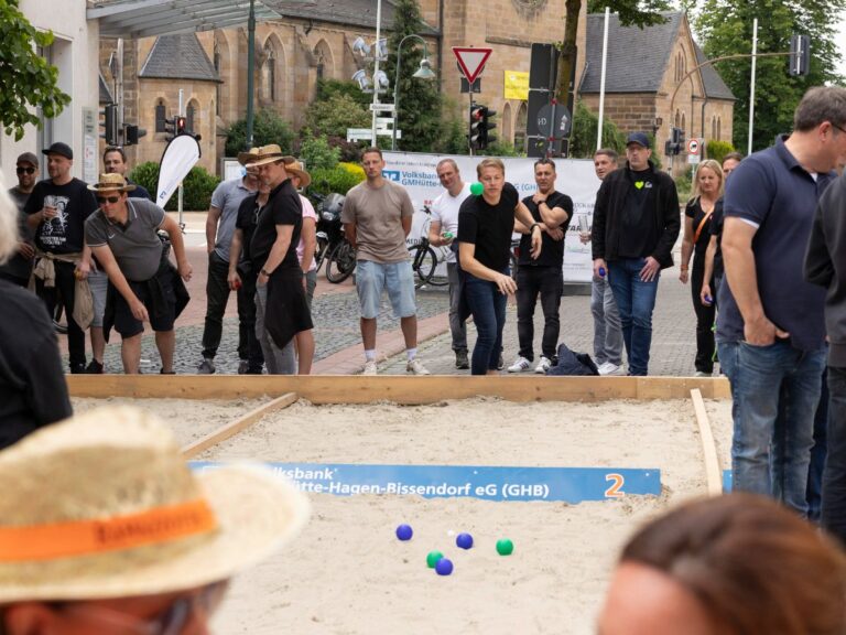 Vom 13. bis zum 15. Juni gibt es beim GMHütter Stadtfest wieder Boccia-Spaß.