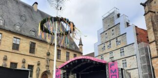 Aufbau der Maiwoche 2025