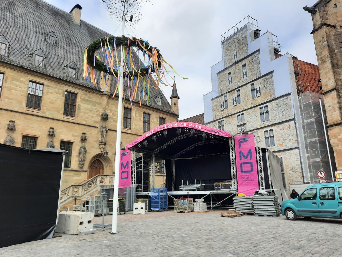 Aufbau der Maiwoche 2025