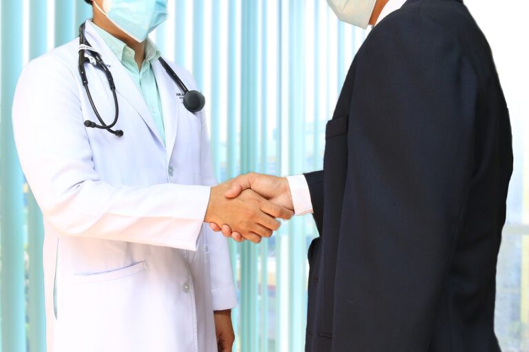 Arzt und Patient