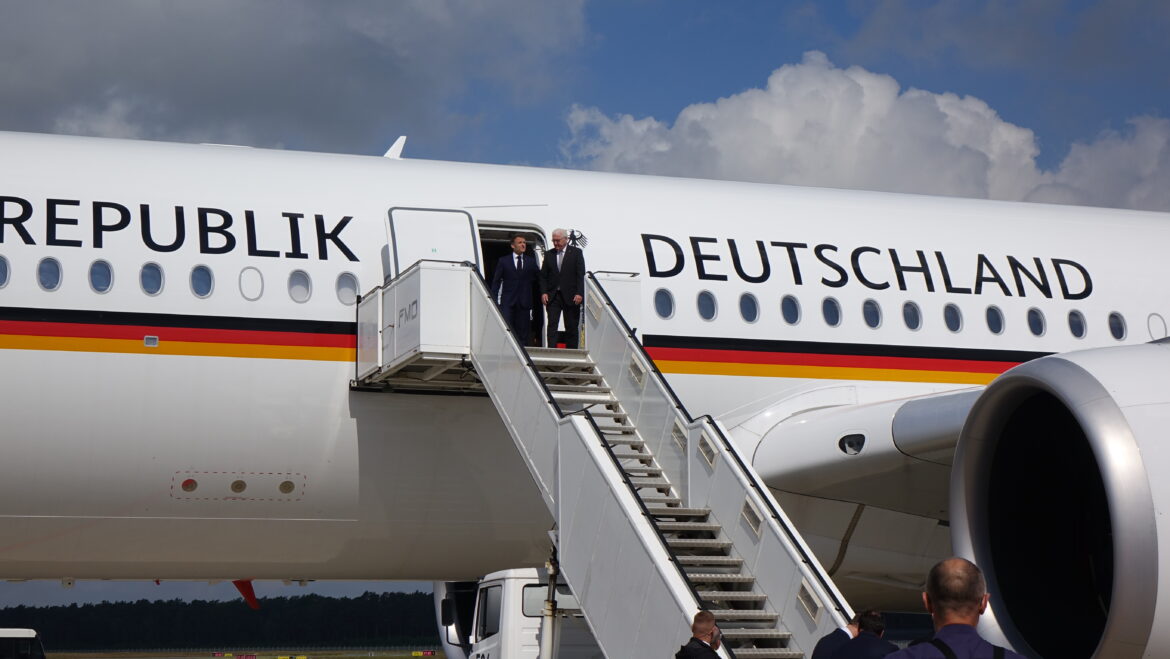 Macron und Steinmeier am FMO