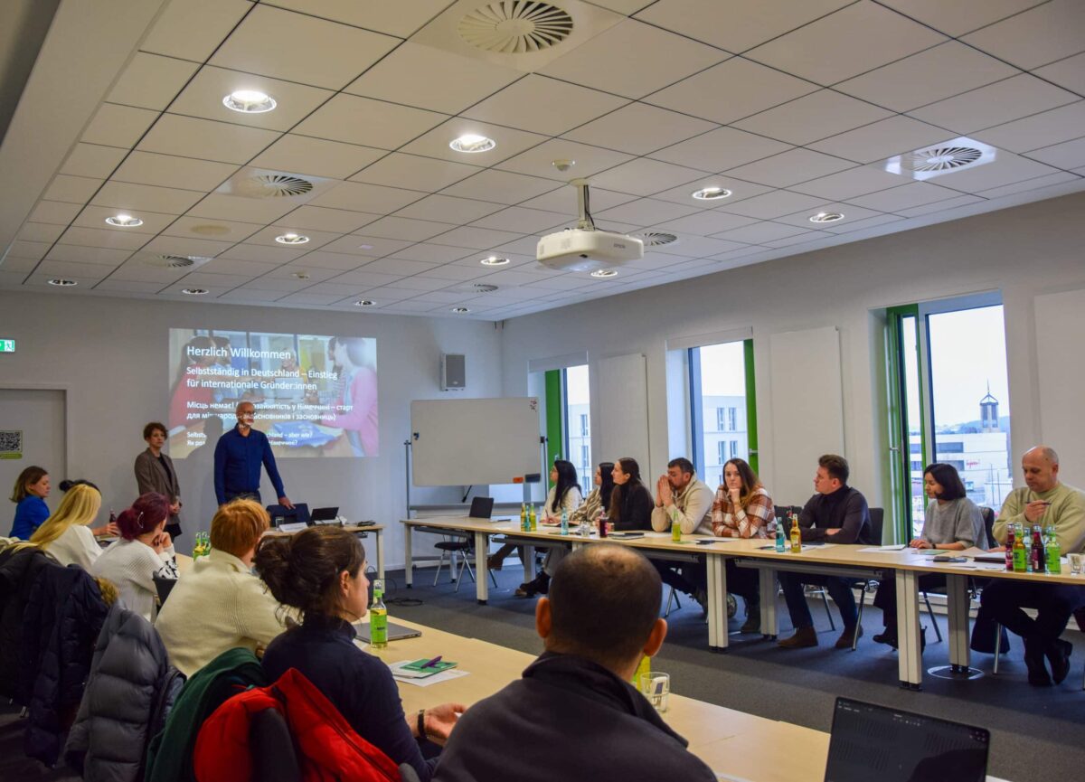 Gründungsveranstaltung für internationale Gründerinnen und Gründer