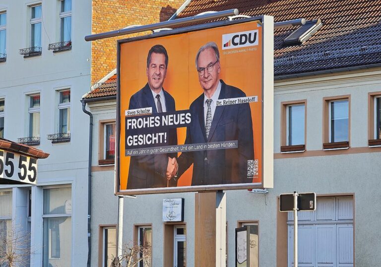 CDU-Plakat mit