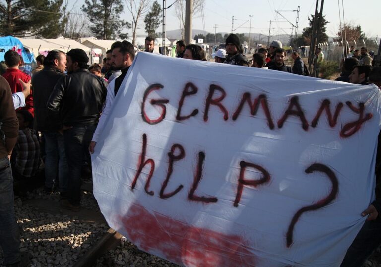 Flüchtlinge auf