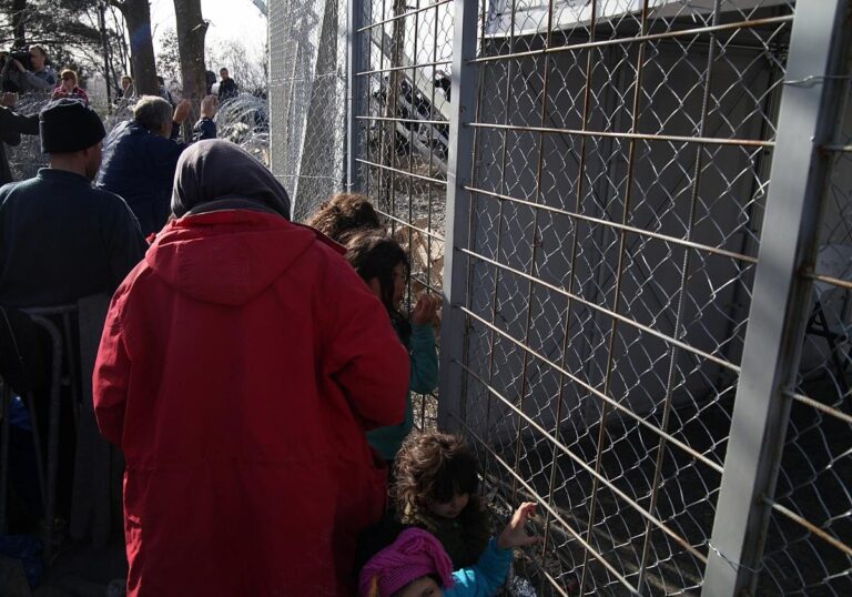 Flüchtlinge an