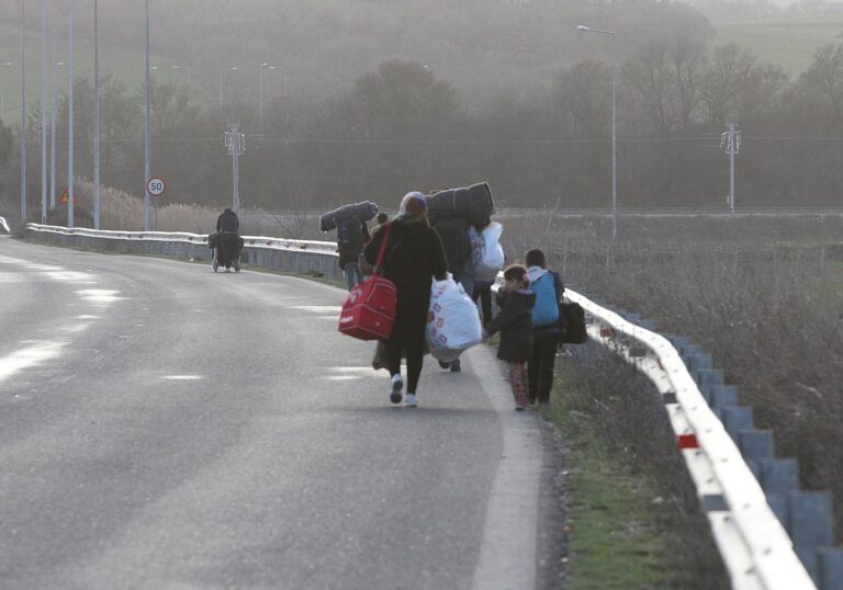 Flüchtlinge auf