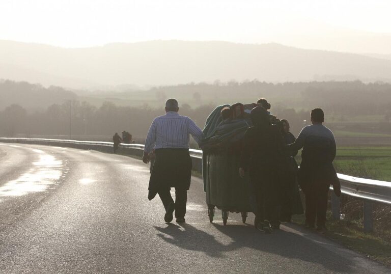 Flüchtlinge auf