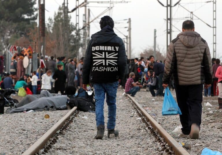 Flüchtlinge auf