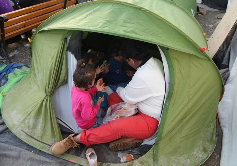 Flüchtlinge auf