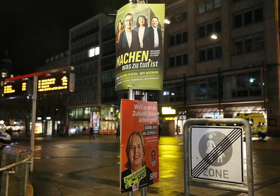Wahlplakate zur