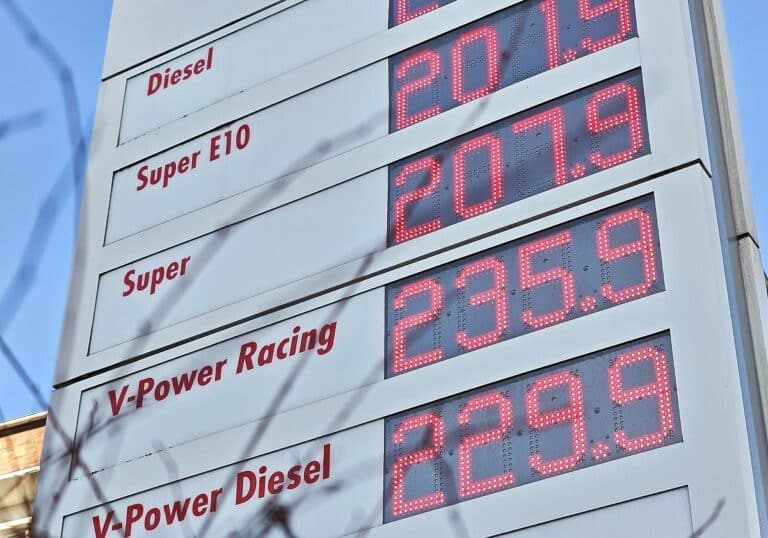 Tankstelle am