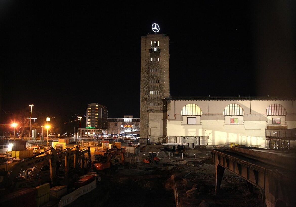 Stuttgart-21-Baustelle am