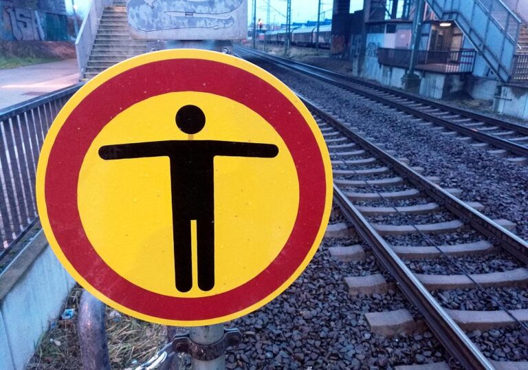 Warnschild bei