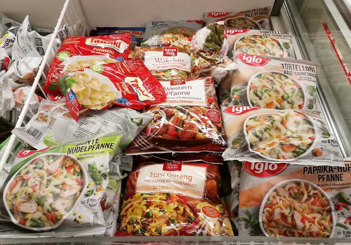 Tiefgekühltes Fertigessen