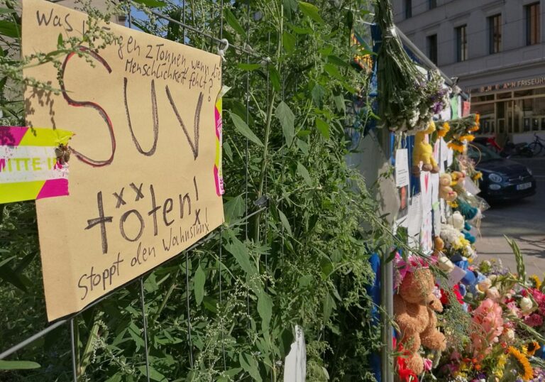 Unglückstelle nach