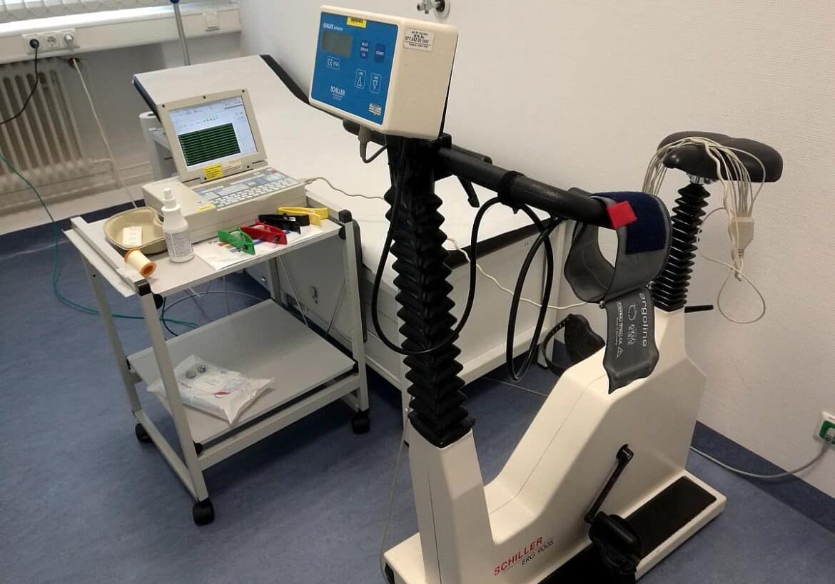 Fahrradergometer für