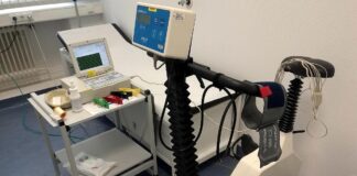 Fahrradergometer für