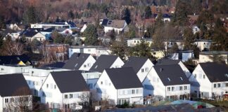 Einfamilienhaussiedlung mit