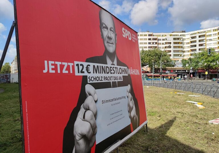 SPD-Wahlplakat in