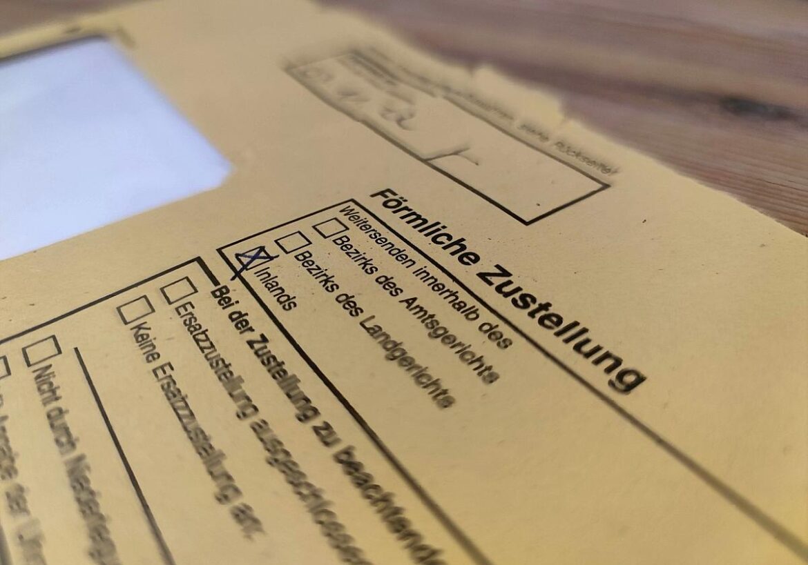 Förmliche Zustellung