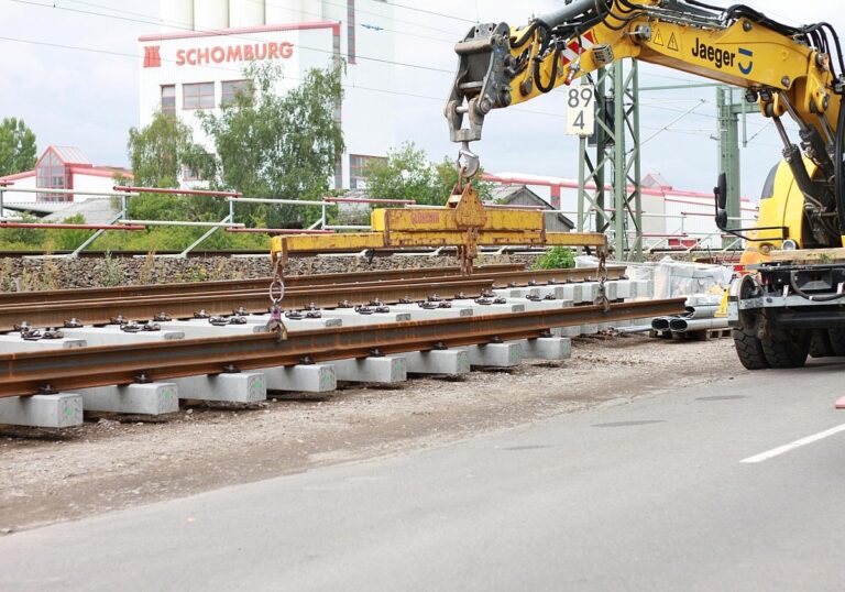 Bahn-Baustelle in