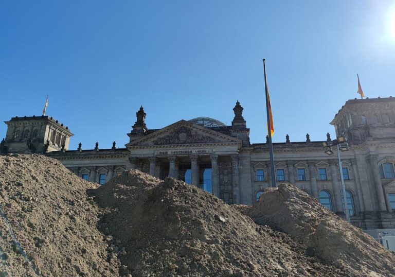 Baustelle vor