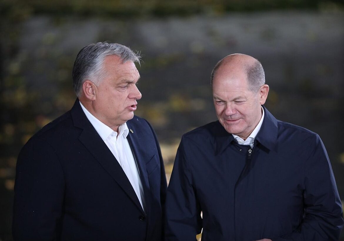 Viktor Orbán und Olaf Scholz