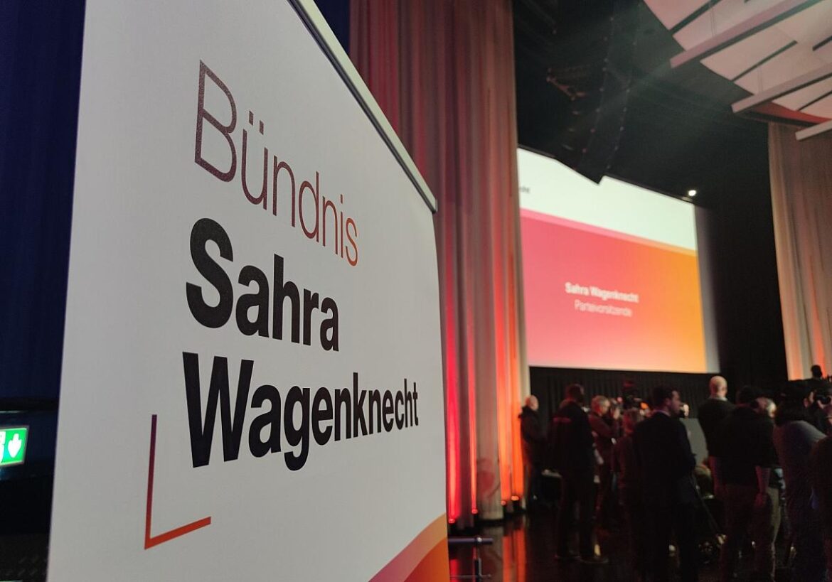 Gründungsparteitag der Wagenknecht-Partei BSW