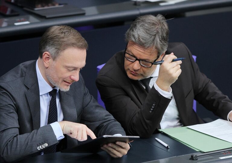 Christian Lindner (FDP) und Robert Habeck (Grüne)