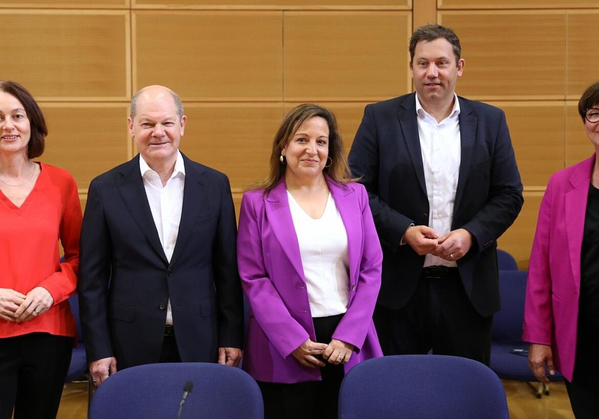 Sitzung von SPD-Parteivorstand am 08.04.2024