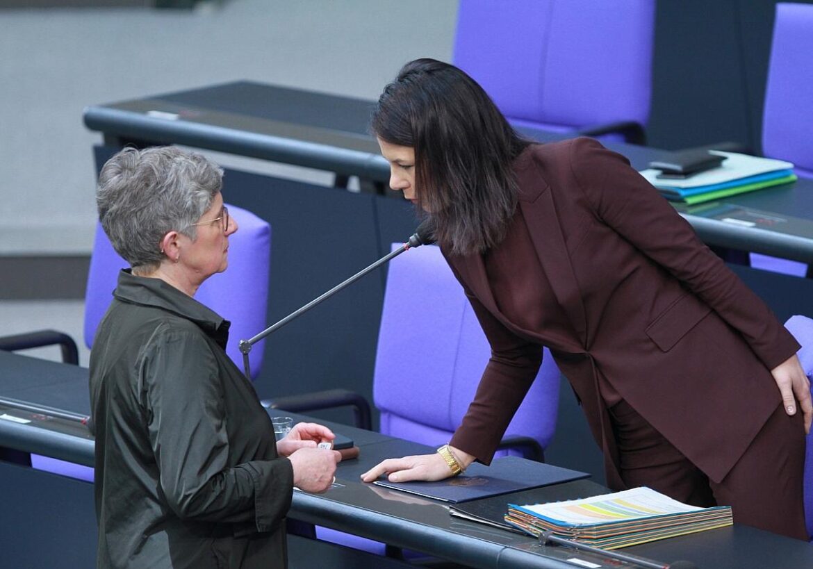 Britta Haßelmann und Annalena Baerbock
