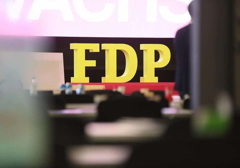 FDP-Logo auf in Osnabrück (Gesamtstadt)