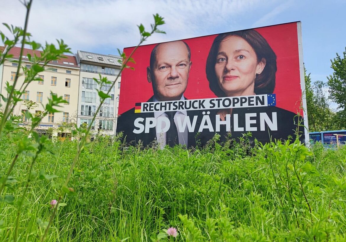 SPD-Wahlplakat zur
