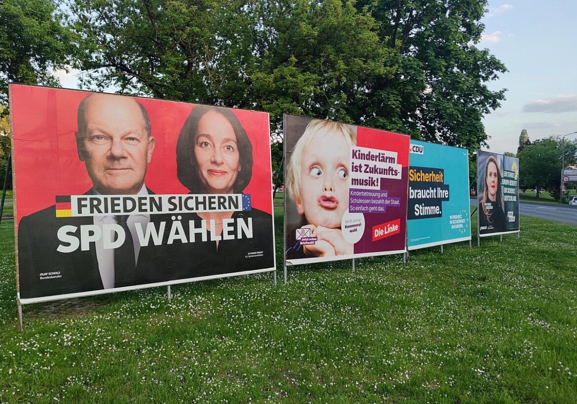 Wahlplakate zur