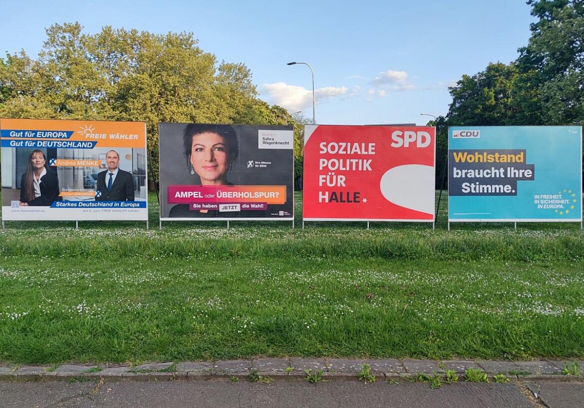 Wahlplakate zur
