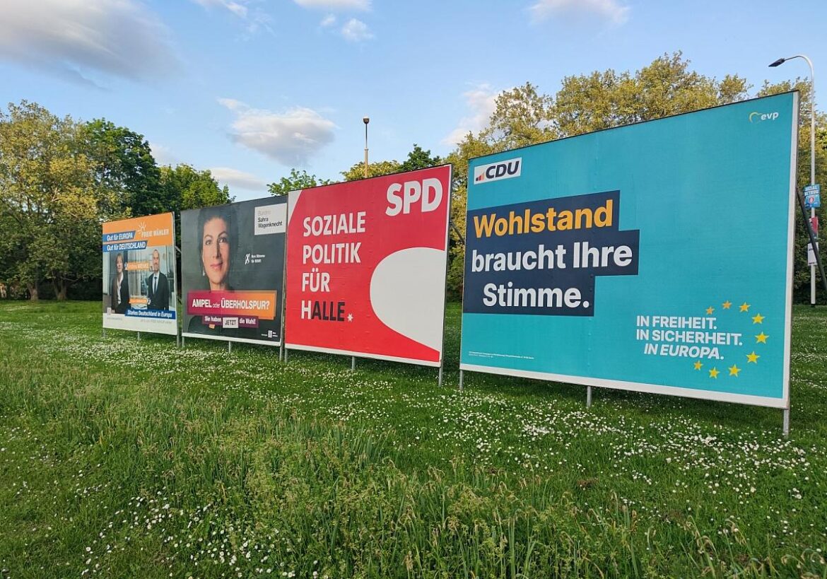 Wahlplakate zur
