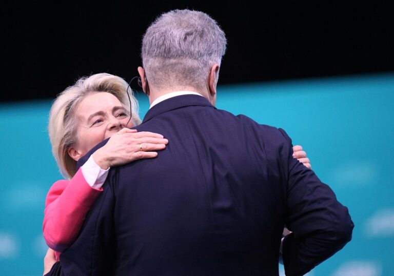 Ursula von der Leyen und Petro Poroschenko