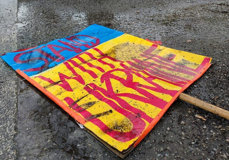 Schild "Stand