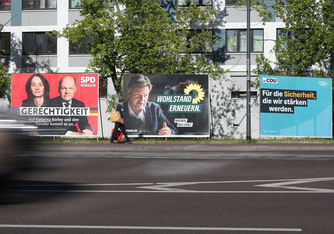 Wahlplakate zur