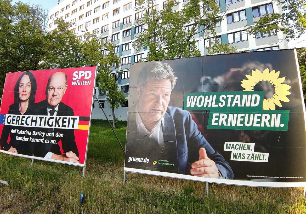 Wahlplakate zur