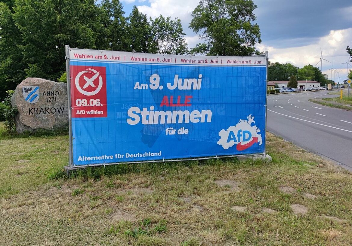 AfD-Wahlplakat in