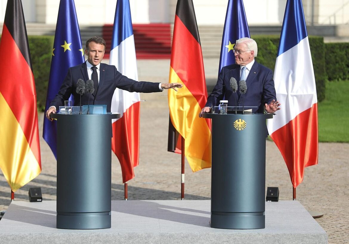 Emmanuel Macron und Frank-Walter Steinmeier